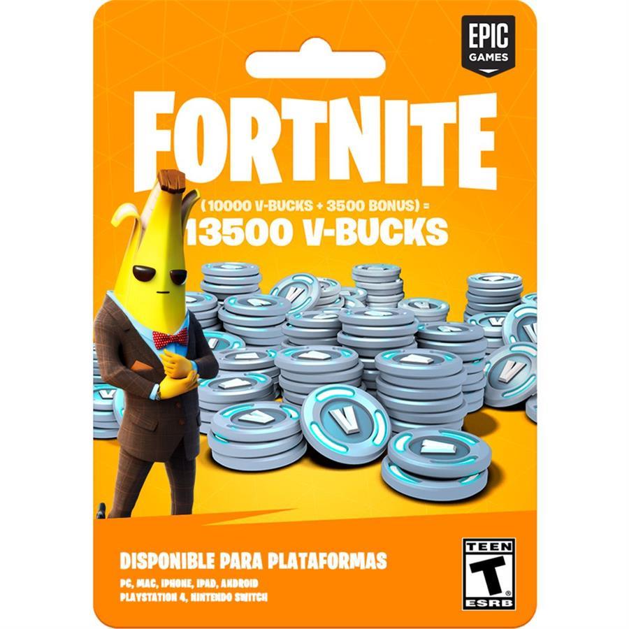 13.500 V-BUKS - FORTNITE PAVOS