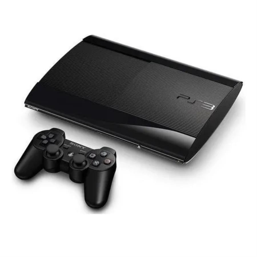 CONSOLA PS3 SUPER SLIM 500GB SEMINUEVA  + 1 JOYSTICK