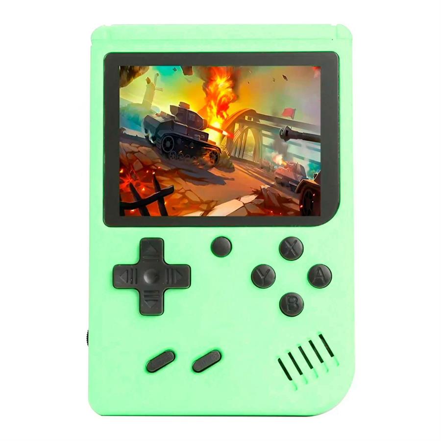 CONSOLA RETRO PORTÁTIL GAME BOX PLUS 500 JUEGOS + CONTROL VERDE