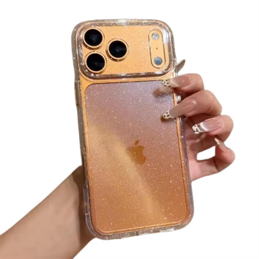FUNDA PARA IPHONE - TRANSPARENTE SHINY