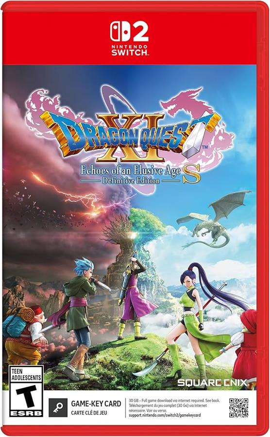 PREVENTA DRAGON QUEST XI S ECHOES OF AN ELUSIVE AGE DEFINITIVE EDITION - NINTEND SWITCH 2 FISICO
