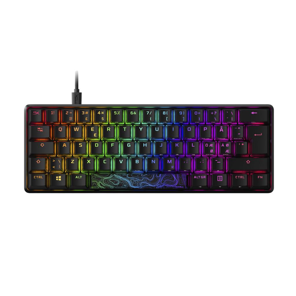 TECLADO MECANICO HYPERX ALLOY ORIGINS 60% RGB - SW RED