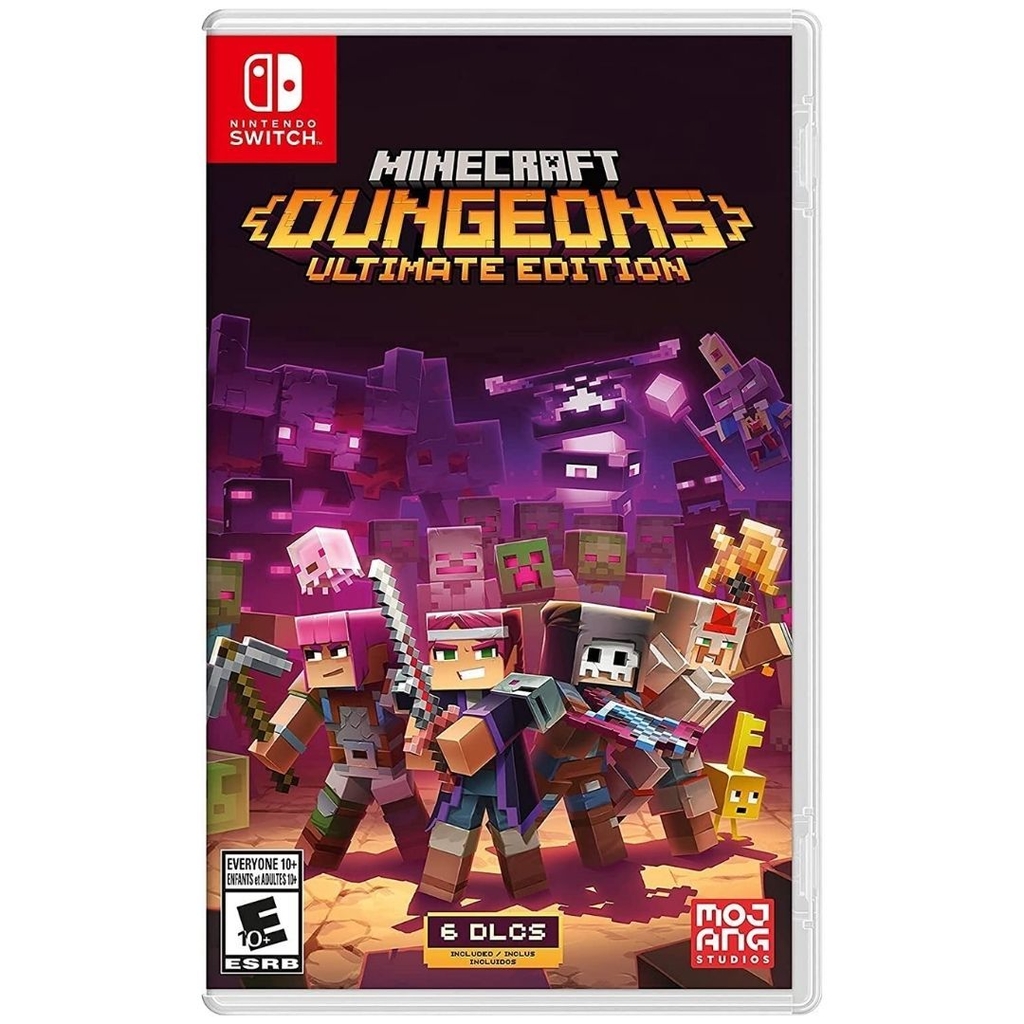 MINECRAFT DUNGEONS: ULTIMATE EDITION - NINTENDOS SWITCH FISICO