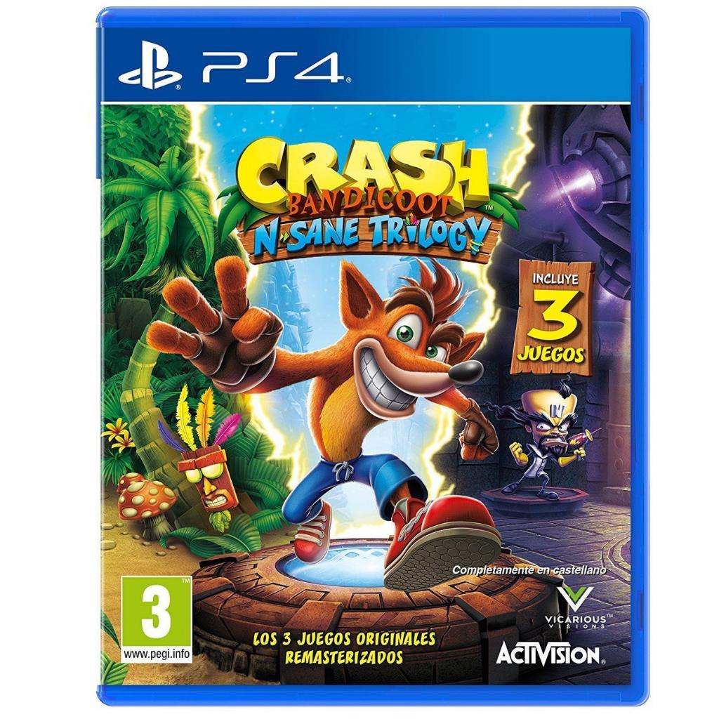 CRASH BANDICOOT N SANE TRILOGY - PS4 FISICO