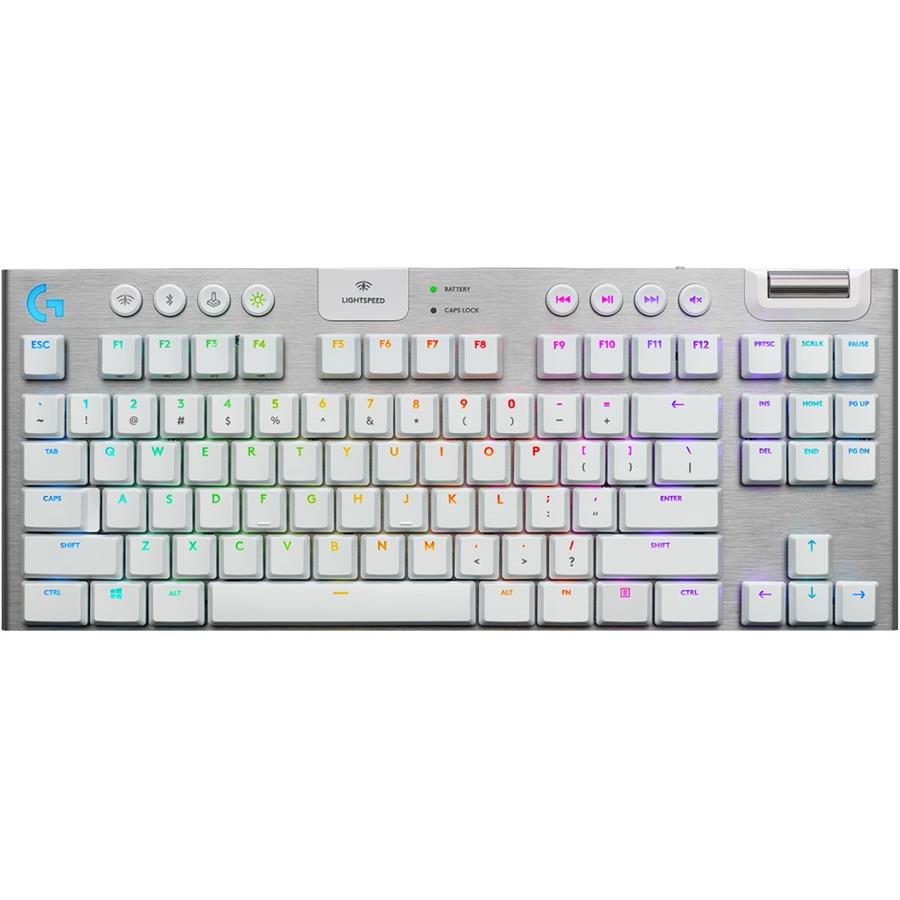 TECLADO MECANICO LOGITECH G915 TKL WHITE