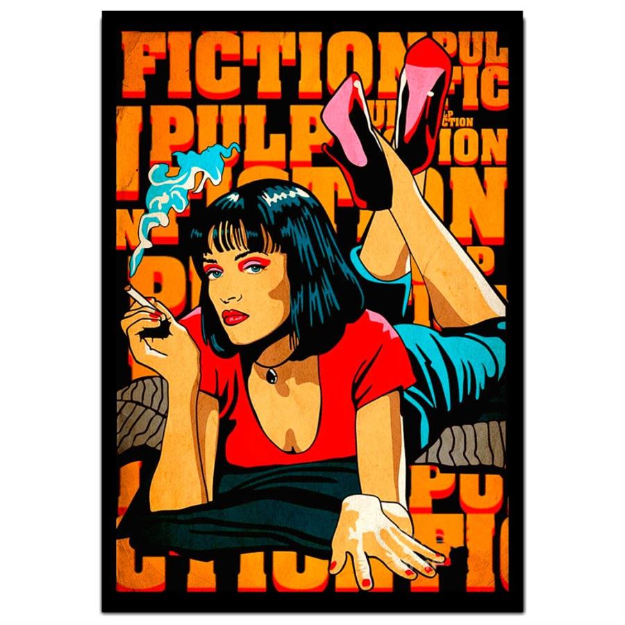 CUADRO RELIEVE - PULP FICTION