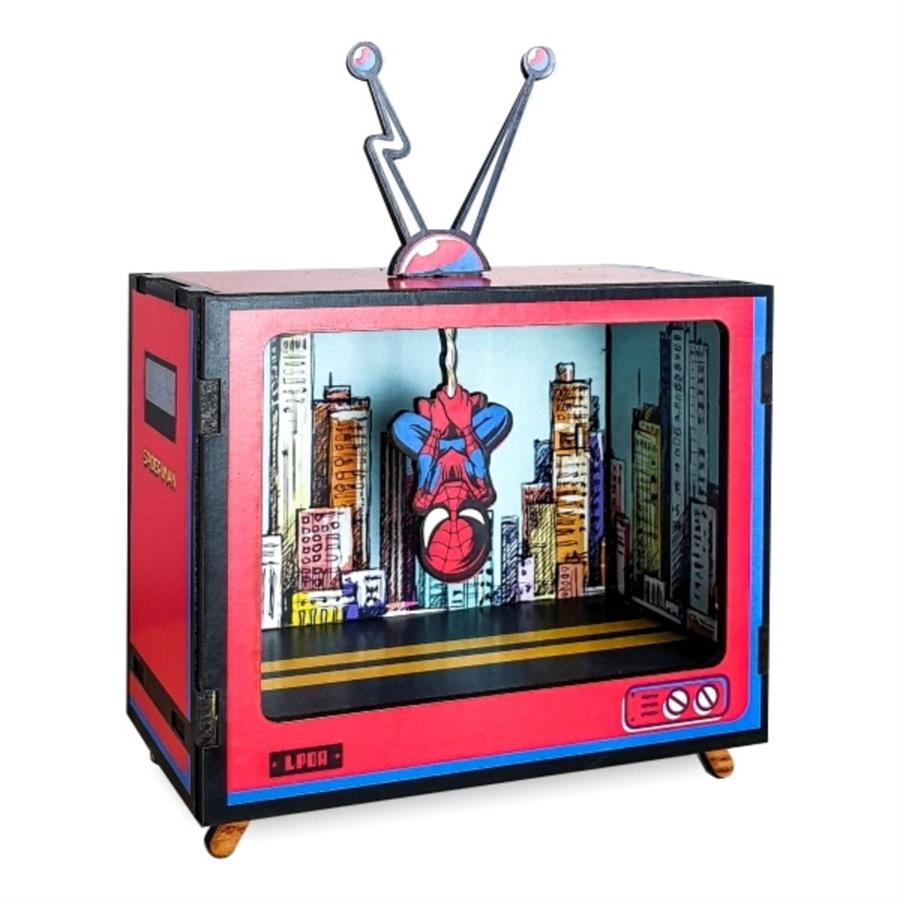 TV BOX DECORATIVA - SPIDERMAN