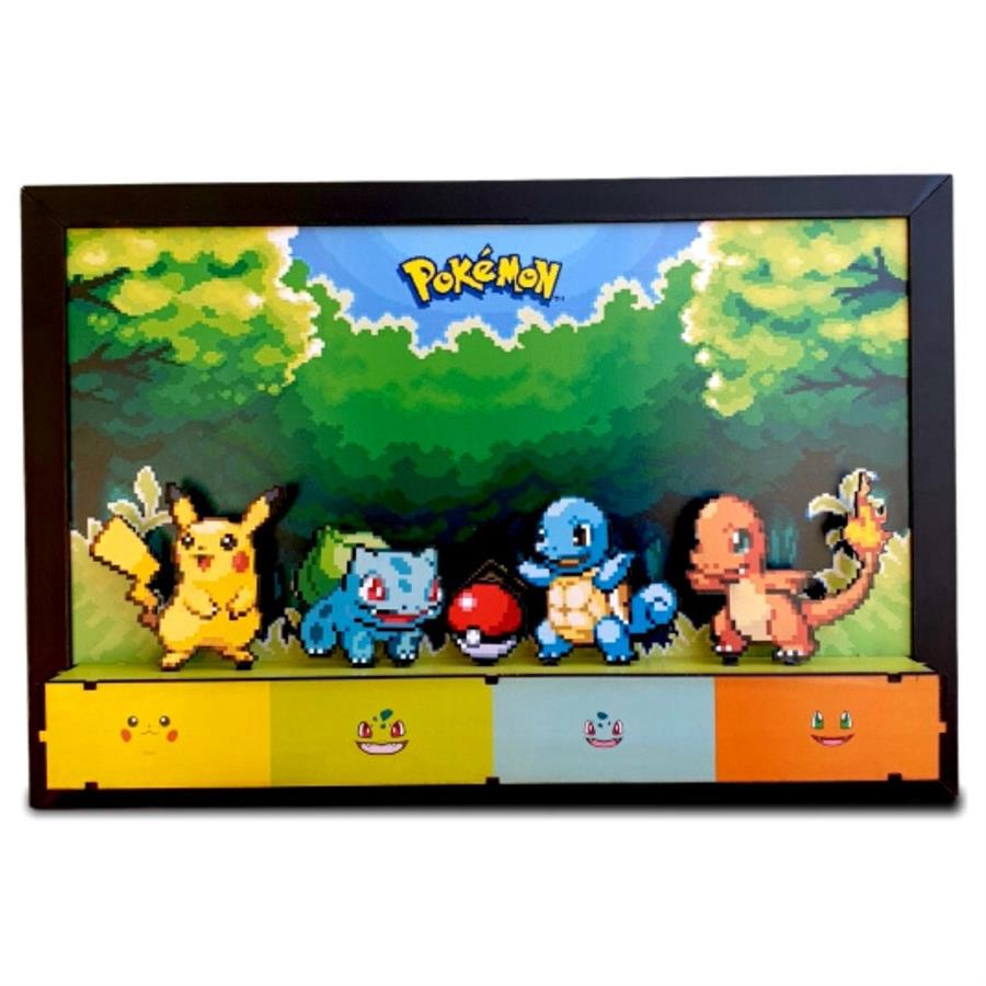 CUADRO 3D - POKEMON