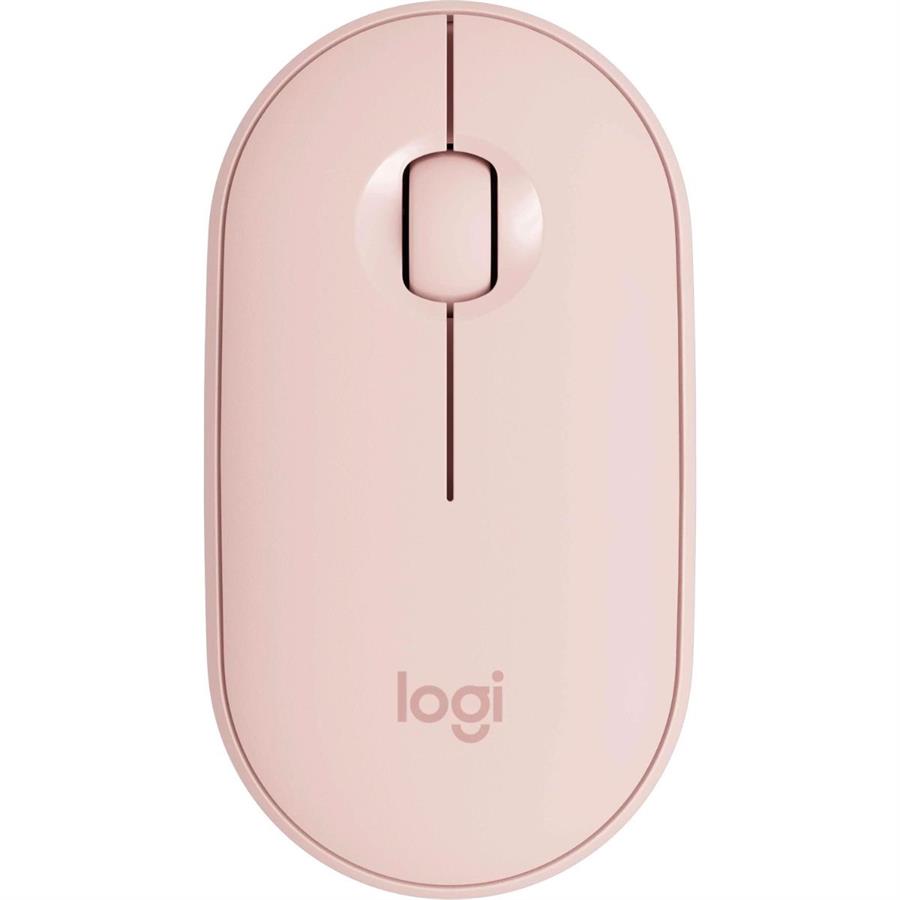 MOUSE INALÁMBRICO LOGITECH PEBBLE M350 - ROSE