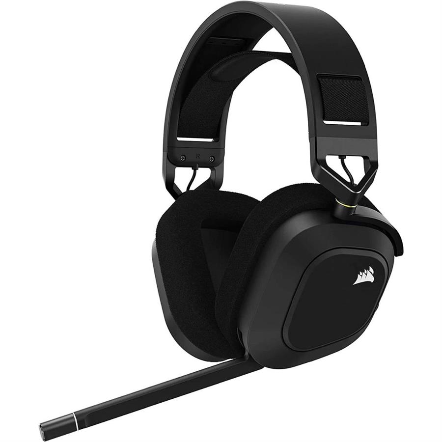 HEADSET CORSAIR HS80 RGB WIRELESS - CARBON