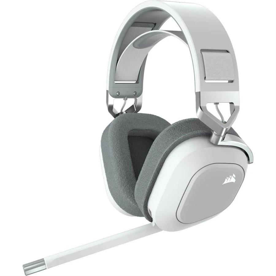 HEADSET CORSAIR HS80 RGB WIRELESS - BLANCO