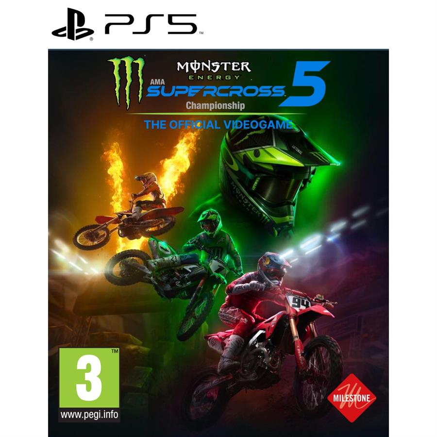 MONSTER ENERGY SUPERCROSS 5: THE OFFICIAL VIDEOGAME - PS5 DIGITAL