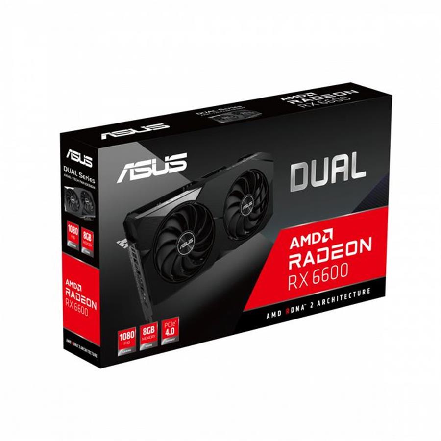 ASUS RADEON RX 6600 XT 8GB DUAL (DUALL-RX6600XT-08G)