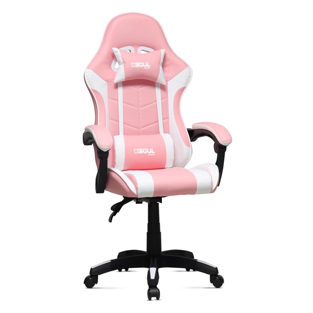 BUTACA SOUL GAME-CH50NE - WHITE/PINK (S)