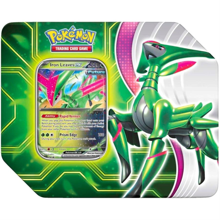 85759 - POKEMON TCG PARADOX CLASH TIN IRON LEAVES EX