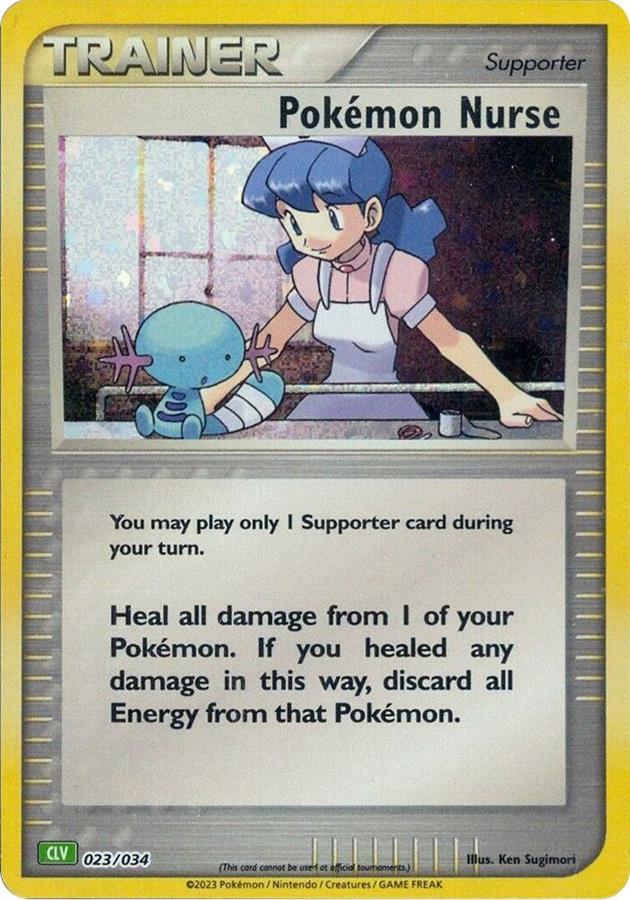 CARTA POKEMON NURSE - CLASSIC COLLECTION