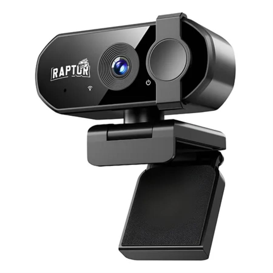 WEBCAM RAPTOR VISION 4K C/MICROFONO C/TAPA