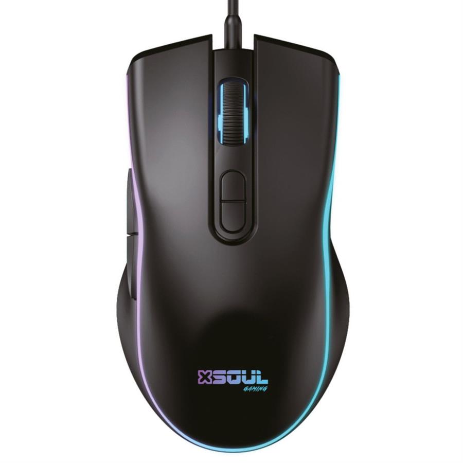 MOUSE SOUL XM600 - NEGRO