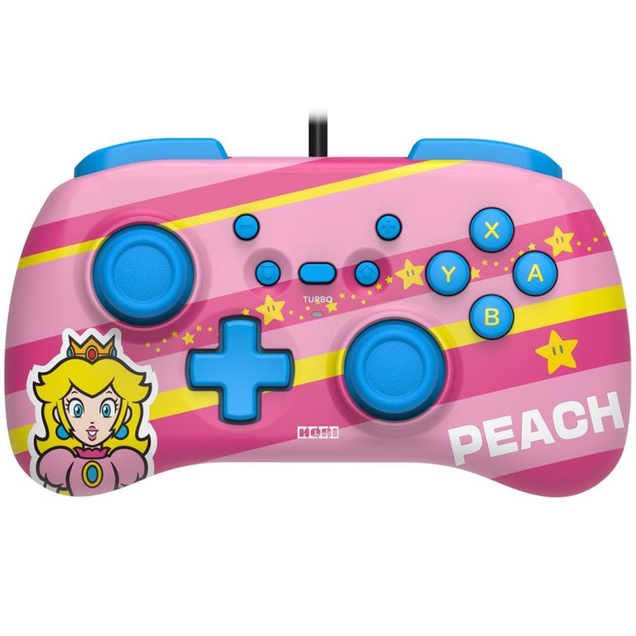 JOYSTICK HORI PARA NINTENDO SWITCH Y PC - HORIPAD MINI SUPER MARIO SERIES - PEACH PRINCESS