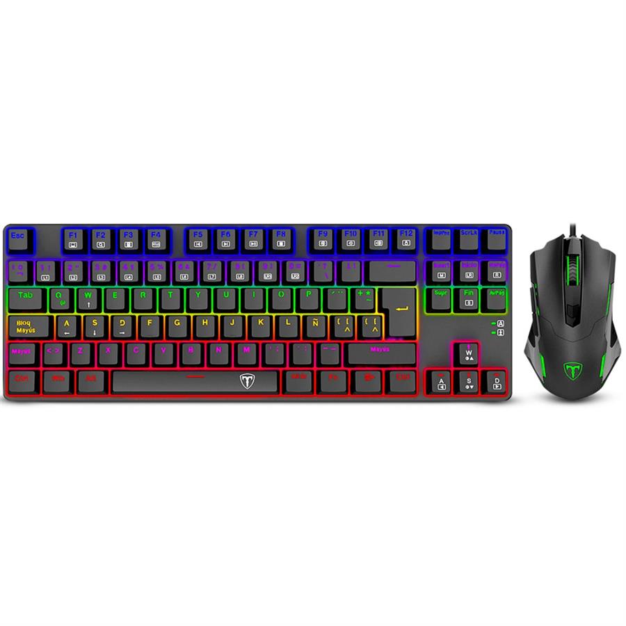 COMBO TECLADO MECANICO Y MOUSE T-DAGGER ADVANCE FORCE - SW RED