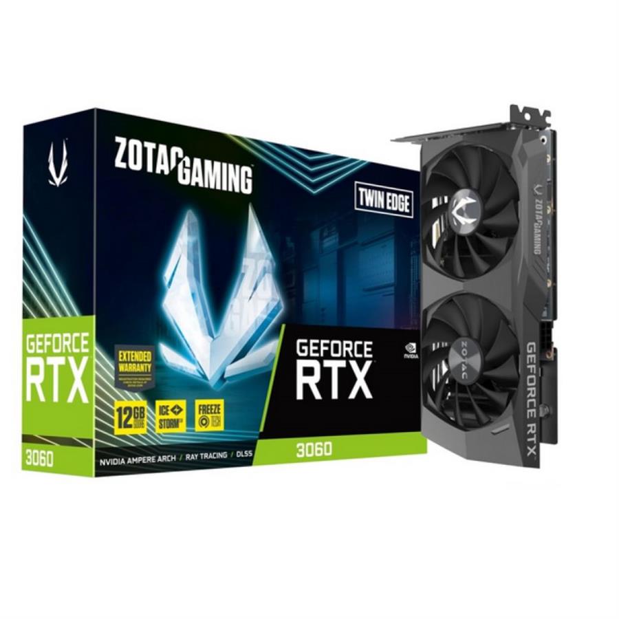 PLACA DE VIDEO ZOTAC RTX  3060 12GB TWIN EDGE