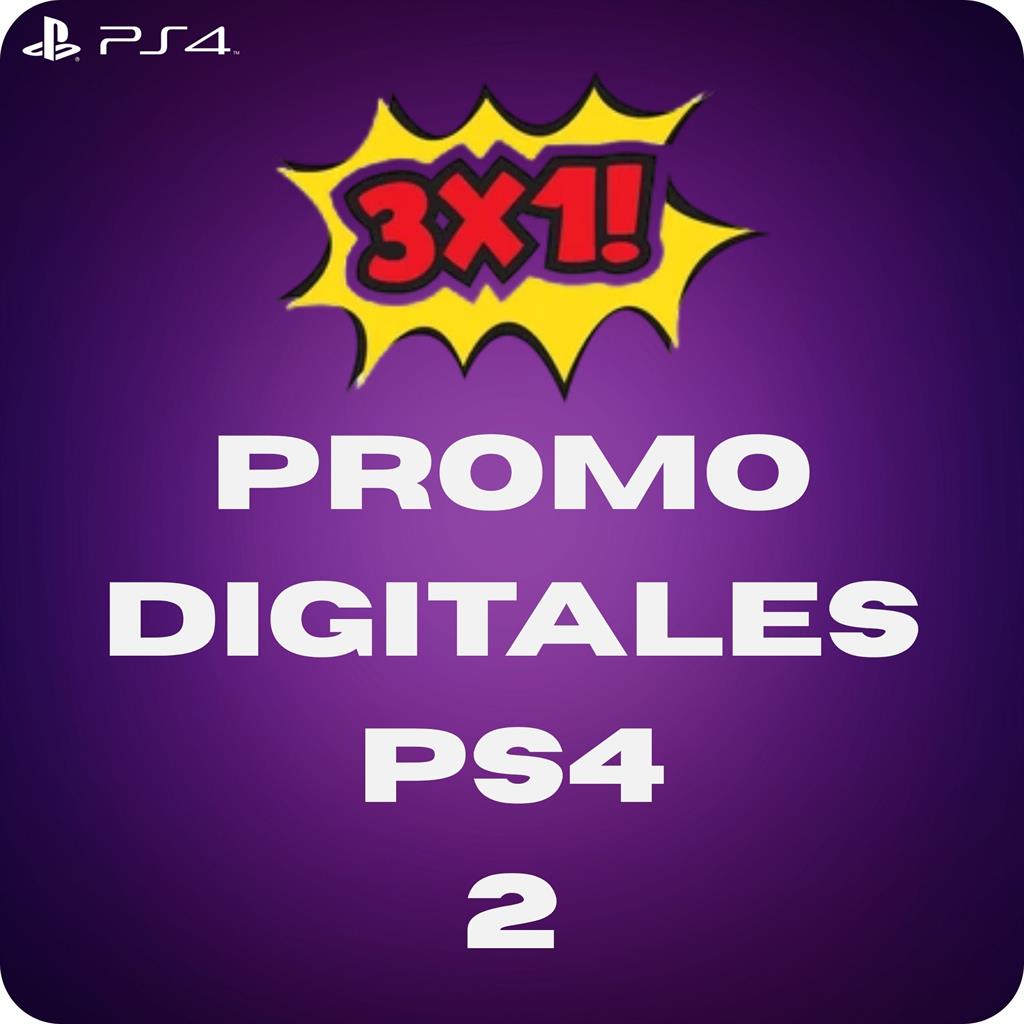 PROMO 3X1 DIGITALES PS4 - 2