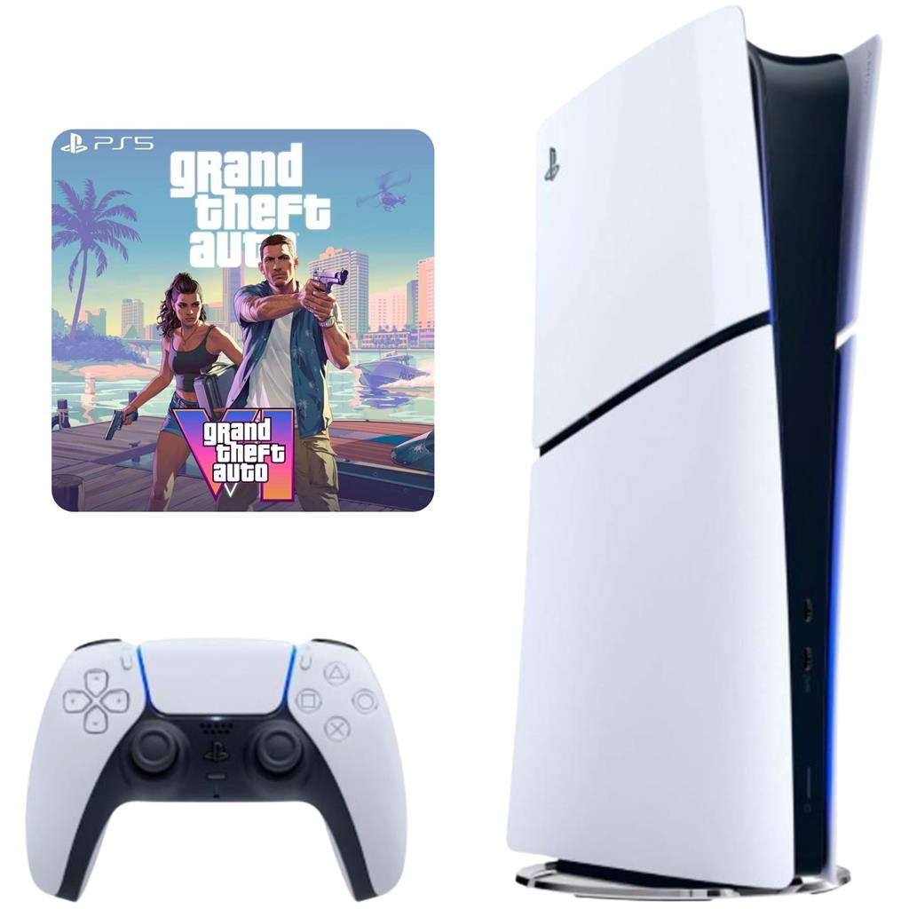 CONSOLA PS5 "SLIM" DIGITAL + GTA 6 DIGITAL STANDARD