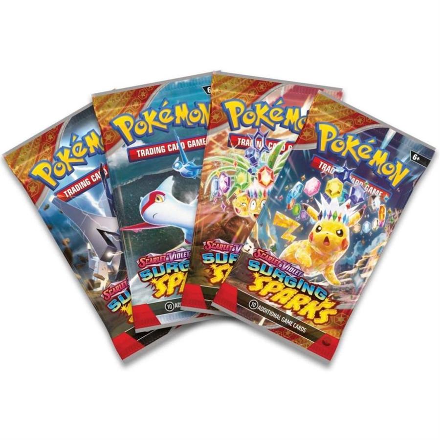 POKEMON TCG SCARLET AND VIOLET SURGING SPARKS BUILD AND BATTLE - ESP