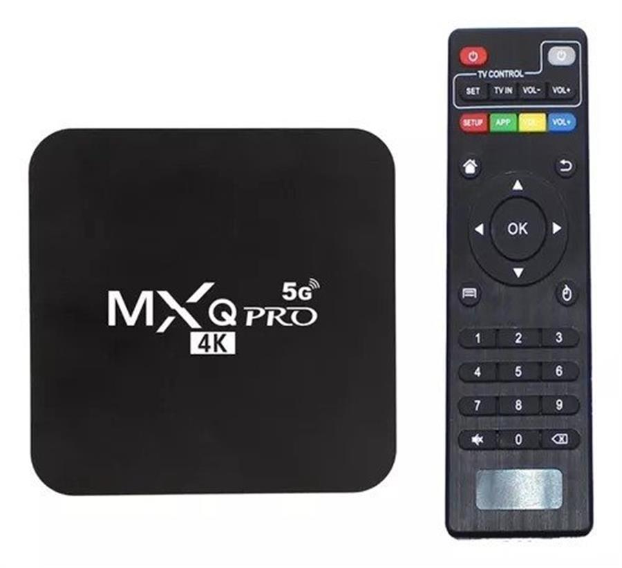 TV BOX MXQPRO 5G 4K ANDROID 10.1 (C/ MAGIS INSTALADO)