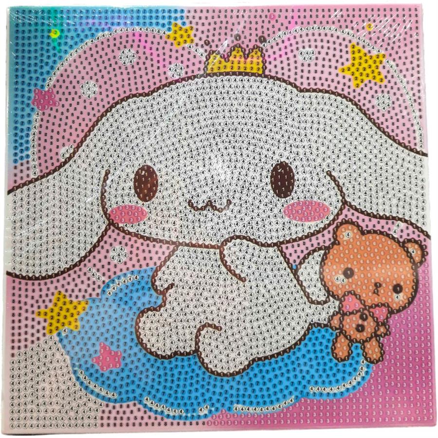 CUADRO MOSAICO PLANCHA DIAMANTES SANRIO PIKACHU - 20cmx20cm