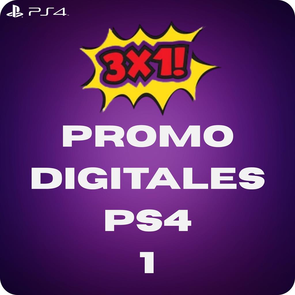 PROMO 3X1 DIGITALES PS4 - 1