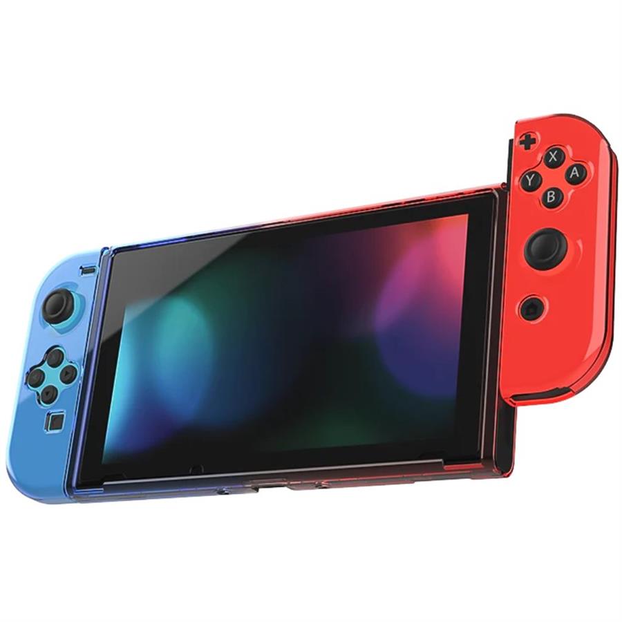 PROTECTOR DE CONSOLA NINTENDO SWITCH RED/BLUE NYKO + VIDRIO TEMPLADO