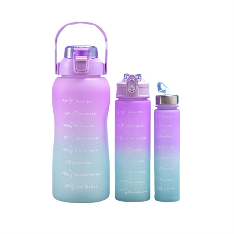BOTELLAS 3 EN 1 CON MENSAJE MOTIVACIONAL EN ESPAÑOL