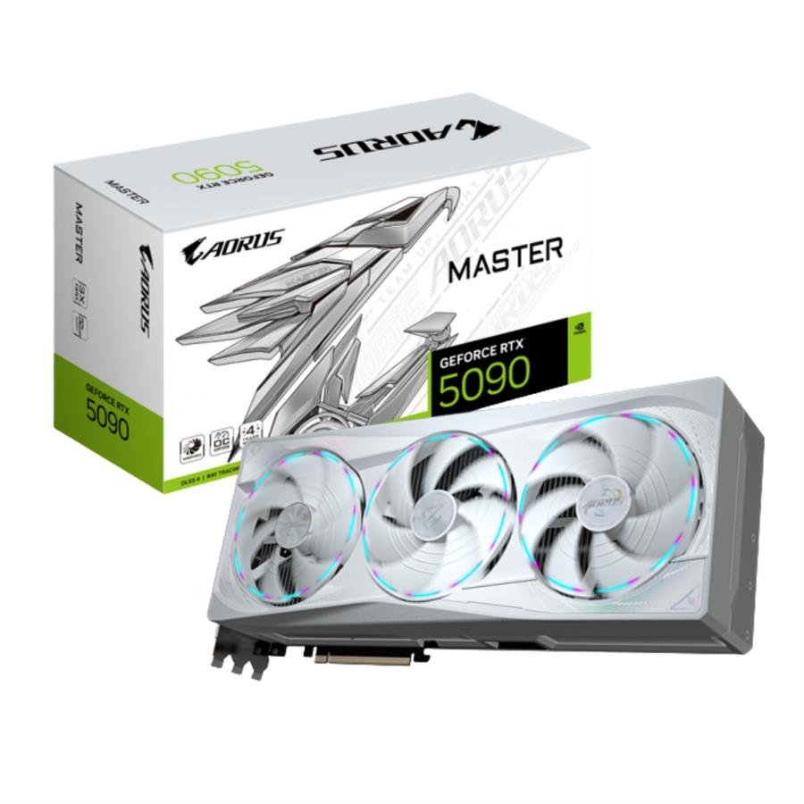 PLACA DE VIDEO GIGABYTE RTX 5090 AORUS MASTER ICE 32GB