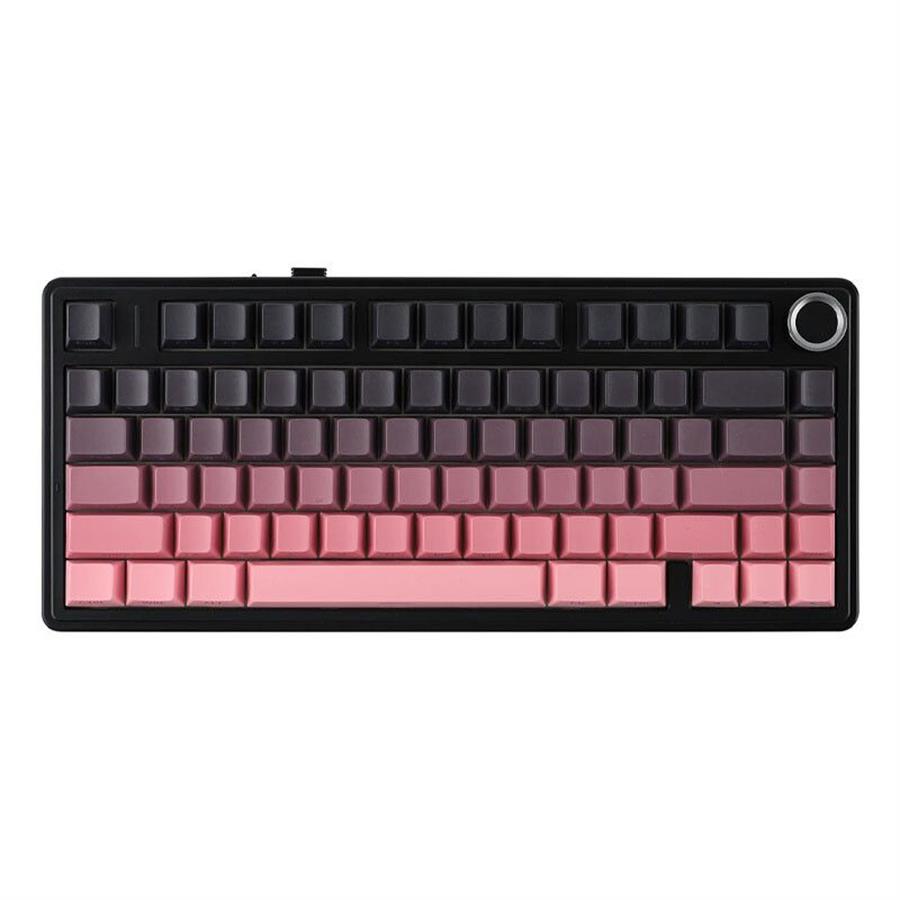 AULA F75 BLACK PINK DEGRADÉ WIRELESS 75% RGB SW REAPER TECLADO MECANICO