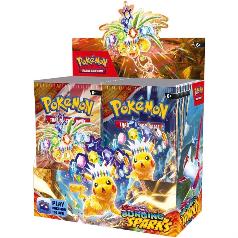 POKEMON TCG SCARLET & VIOLET SURGING SPARKS BOOSTER BOX - 36 SOBRES