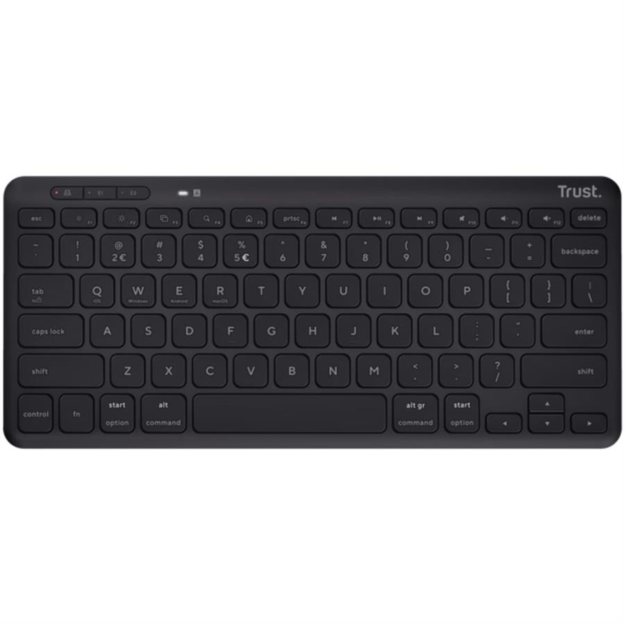 TECLADO INALAMBRICO TRUST LYRA COMPACT - NEGRO