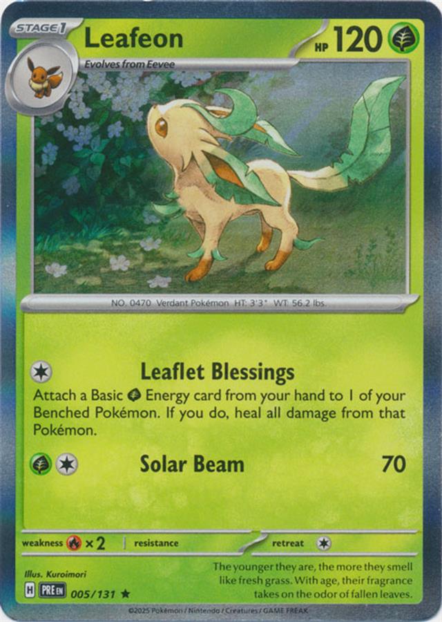 CARTA LEAFEON HOLO - PRISMATIC EVOLUTIONS