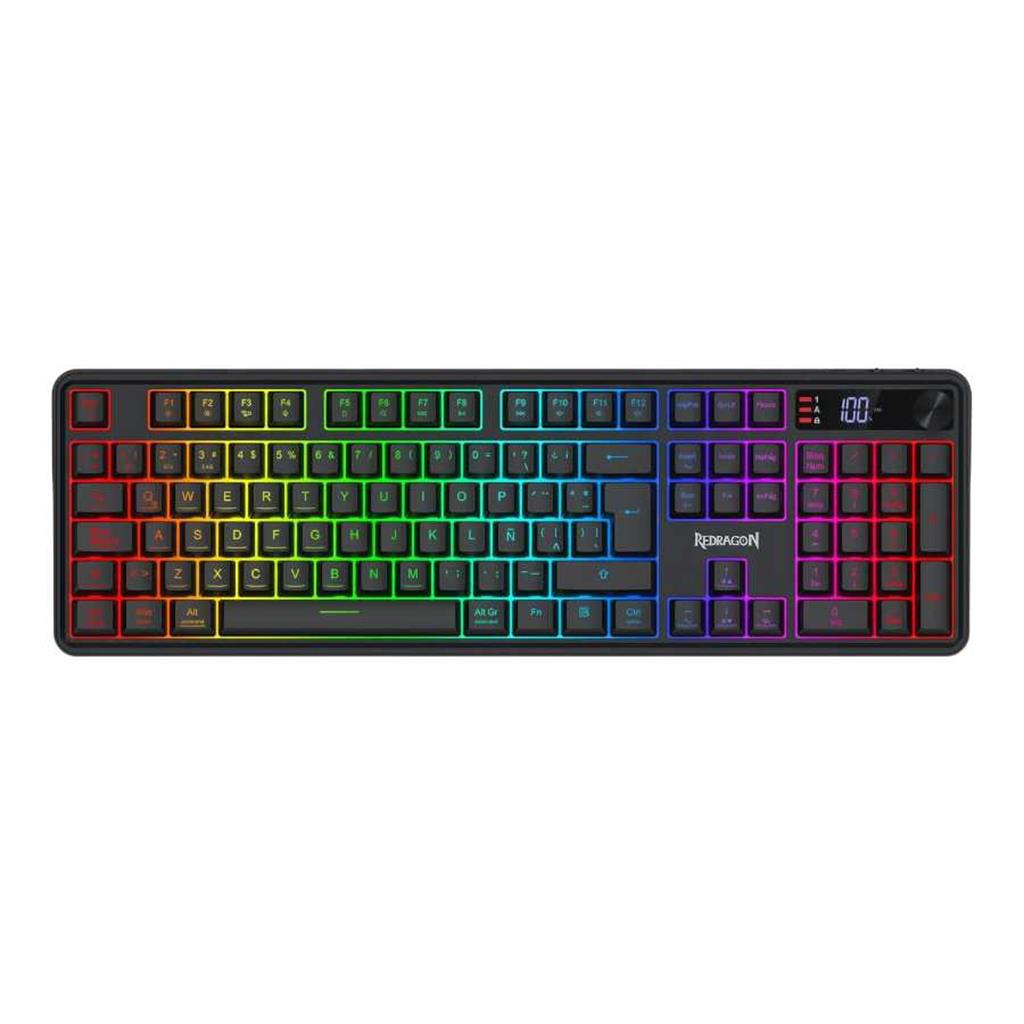 TECLADO MEMBRANA REDRAGON VOLCANO K526 - BLACK