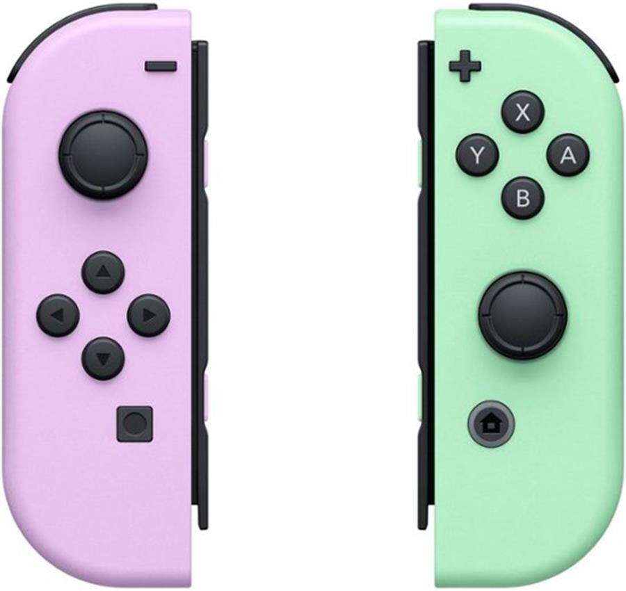 JOY-CON NINTENDO SWITCH - VIOLETA PASTEL Y VERDE PASTEL