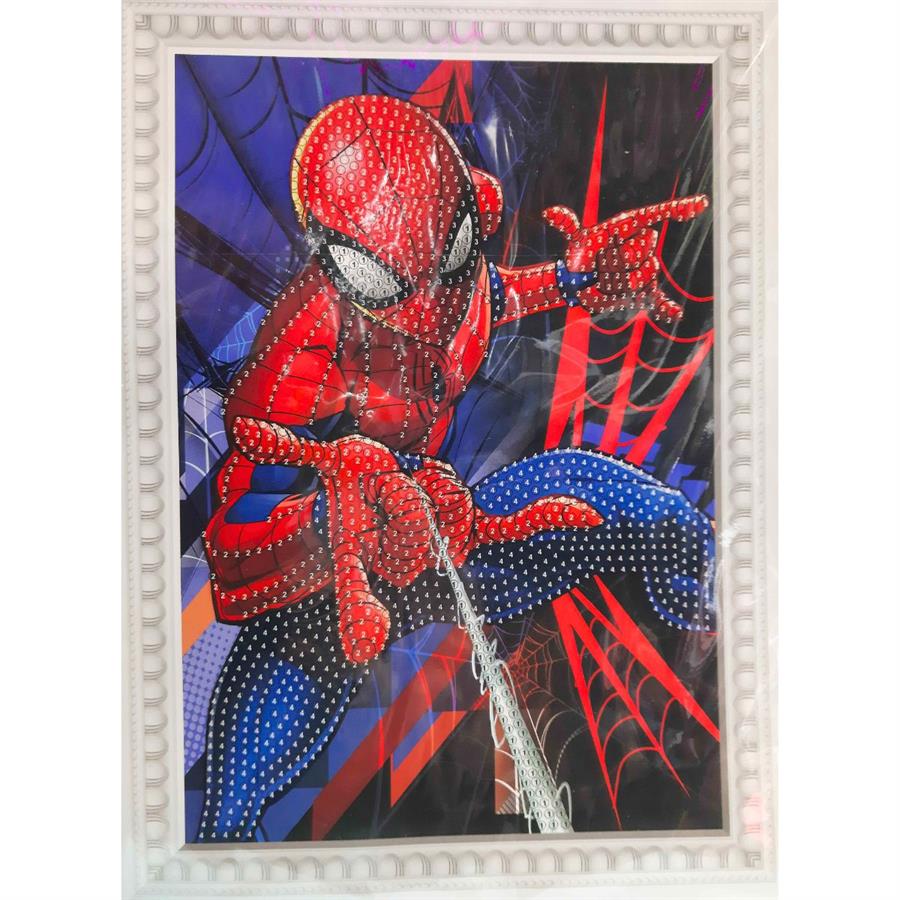 PLANCHA DIAMANTES CARTEL HOJA - SPIDER-MAN