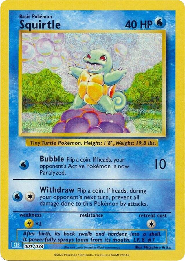 CARTA SQUIRTLE - CLASSIC COLLECTION