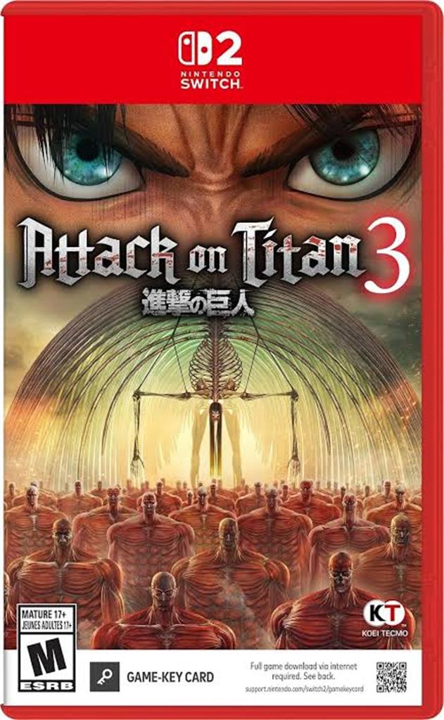 PREVENTA ATTACK ON TITAN 3 STEELBOOK EDITION - NINTENDO SWITCH 2 FISICO