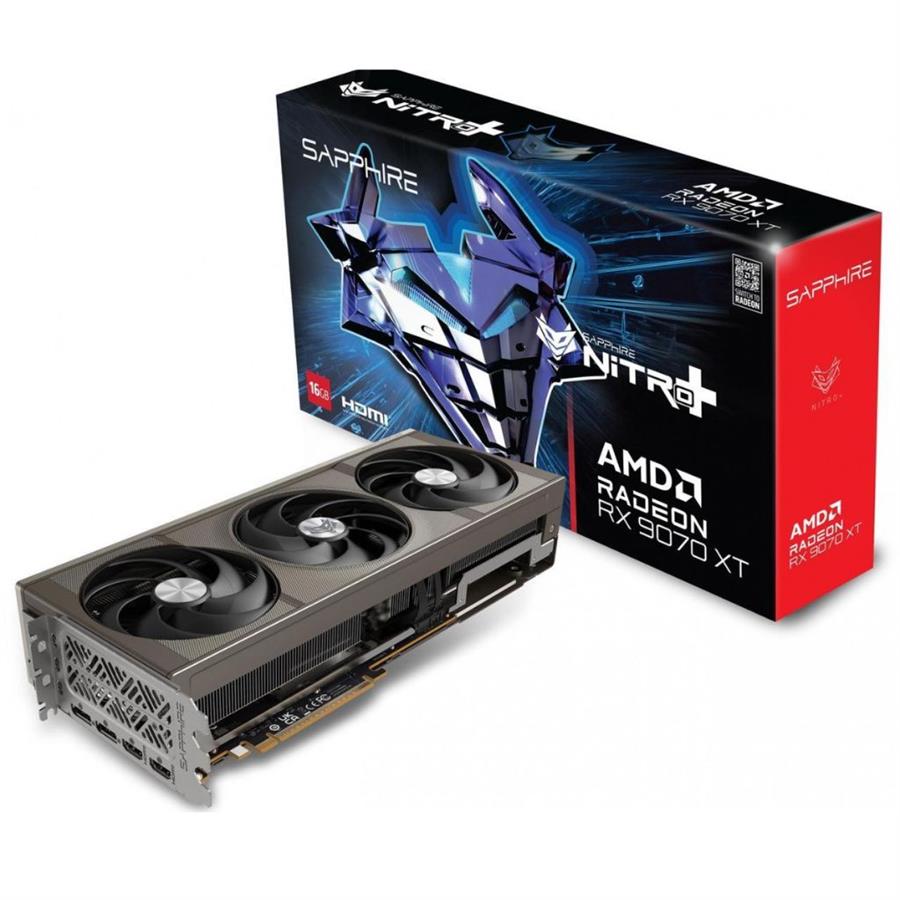PLACA DE VIDEO SAPPHIRE NITRO RX 9070 XT GAMING OC 16GB