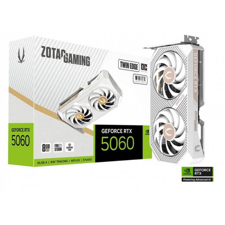 PLACA DE VIDEO ZOTAC RTX 5060 8GB TWIN EDGE OC WHITE