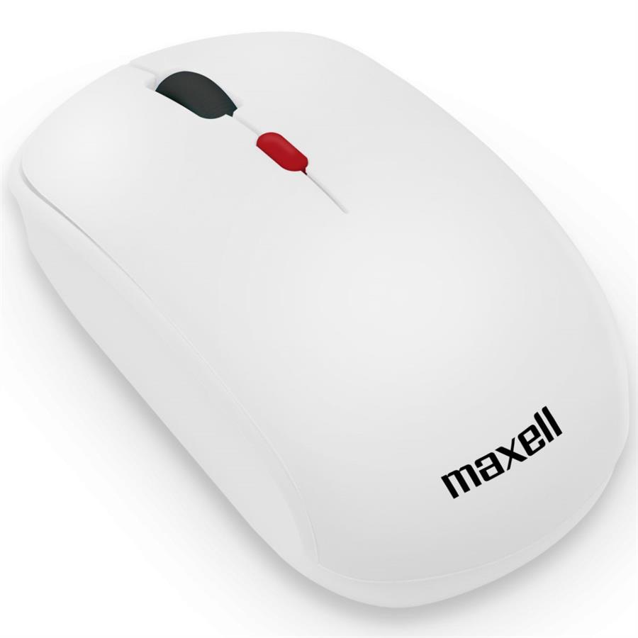 MOUSE INALAMBRICO MAXELL MOWL-100 5 BOTONES - BLANCO