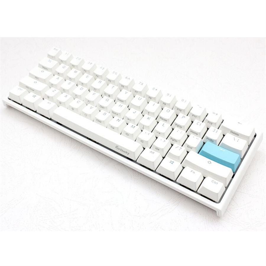 TECLADO DUCKY CHANNEL ONE 2 MINI WHITE - SW CHERRY RED