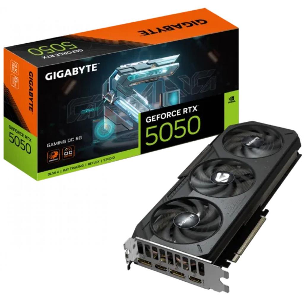 PLACA DE VIDEO GIGABYTE RTX 5050 GAMING OC 8GB