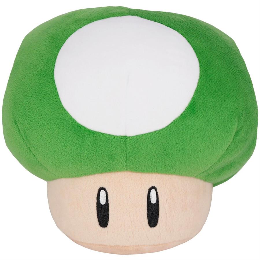 PELUCHE NINTENDO MUSHROOM GREEN - 16CM