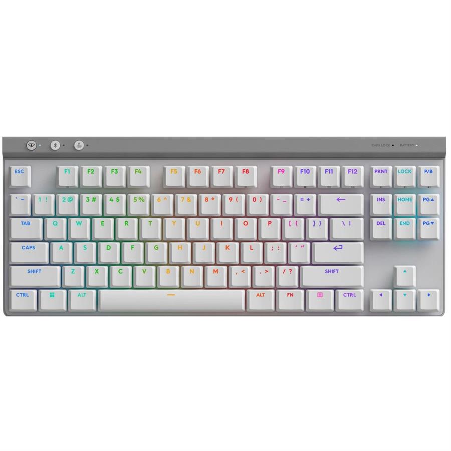 TECLADO MECANICO LOGITECH G515 WIRELESS LIGHTSPEED TKL - WHITE